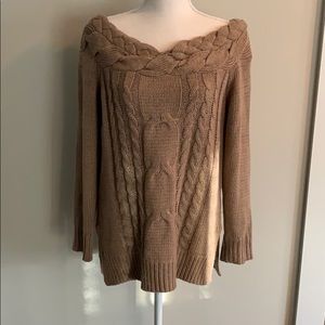 Off the shoulder sweater